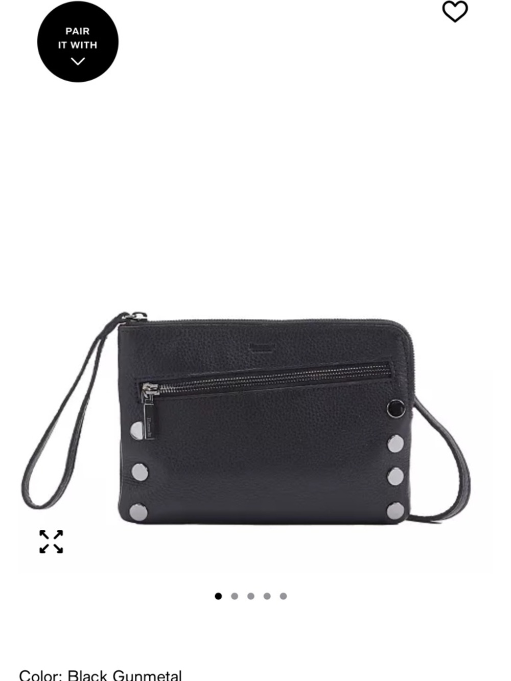 Hammit small leather wristlet - Picture 3 of 5